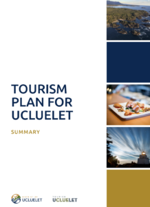 cover page of Ucluelet tourism plan